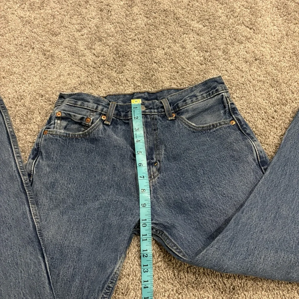 Levis 505 Jeans Mens 30x32 FIT 30x30 Straight Cotton Med Wash Faded Workwear Y2K